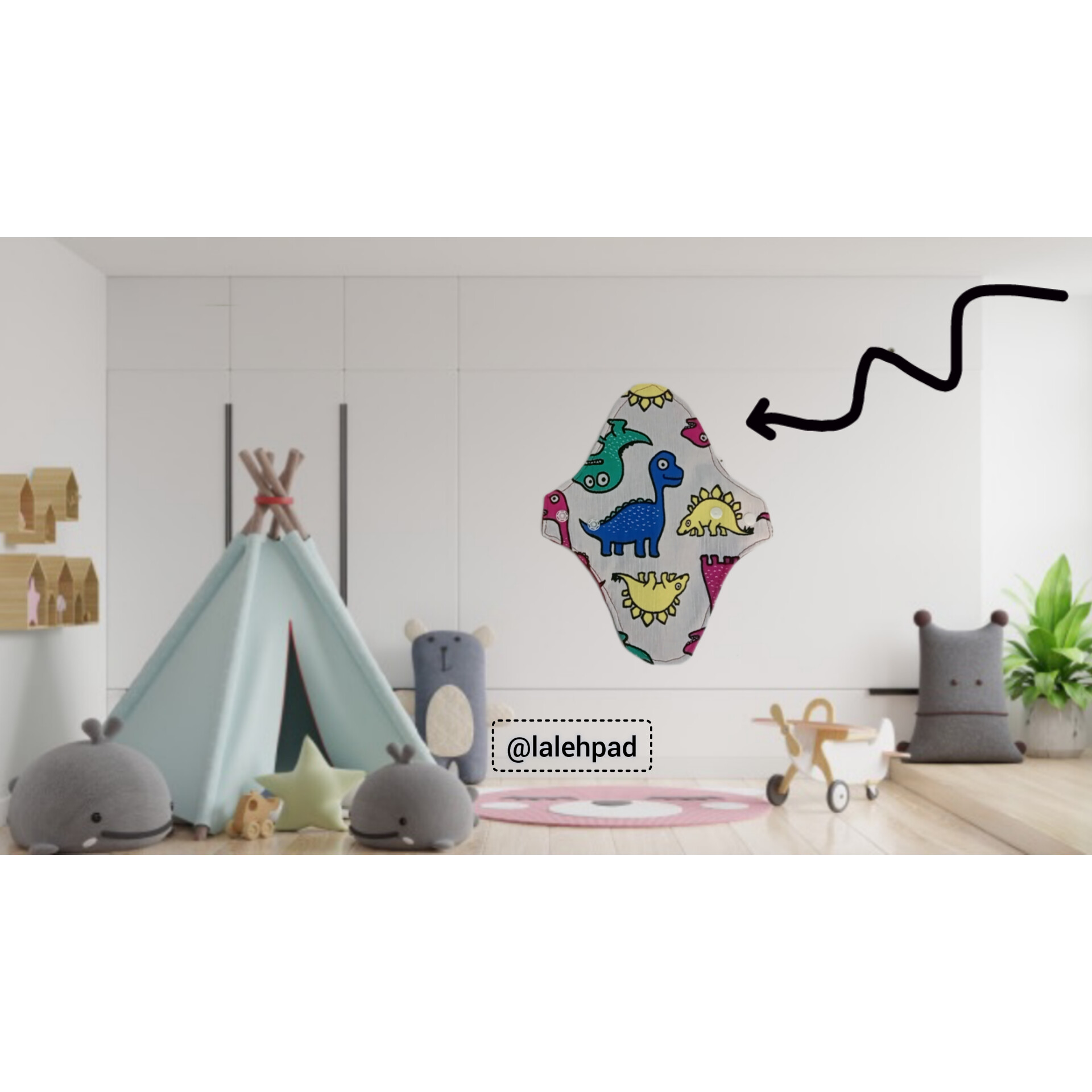 پد قاعدگی بانوان | پد ریزش ادرار سایز ۱ یا s